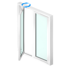 Last inn bildet i Galleri-visningsprogrammet, Sidesving vindu