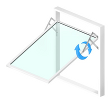 Last inn bildet i Galleri-visningsprogrammet, Toppsving vindu